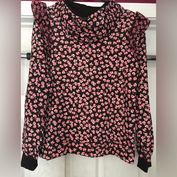 Sandy Liang XXS Pink Ditsy Floral Sweatshirt - Picture 7 of 9